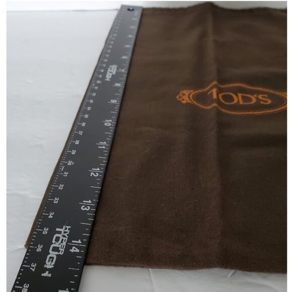 Tod's Brown Drawstring Dust Bag 14" x 10" - Picture 2 of 3